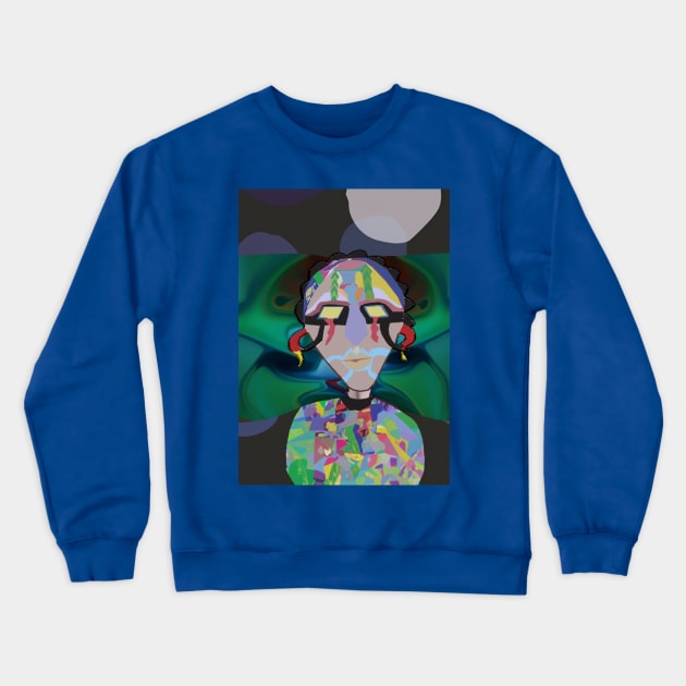 Vatar Mask Crewneck Sweatshirt by Mazopal